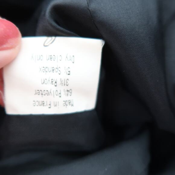 Vertigo Paris Pour La Ville black button front blazer jacket M - Picture 7 of 7